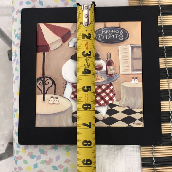 Bruno’s Bistro Wall decoration 8”X8” - Picture 6 of 7